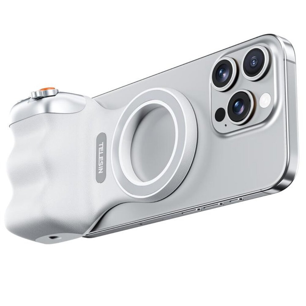 SMARTPHONE CAMERA HOLDER - NEW // Easy Photo Handle w Remote - Magnetic Mount